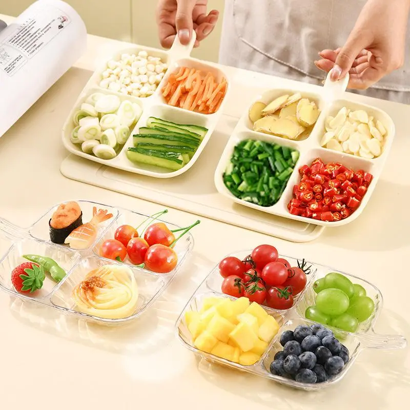 Four-Compartment Onion Ginger Garlic Preparation Tray Hot Pot ...