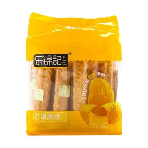 LEJINJI Mango Flavor Tear Stick Bread, Soft & Chewy Snack Cake, 380g Family Pack