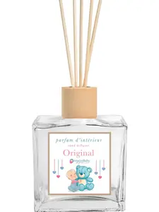 Macrobaby - Air Fresheners Reed Diffuser Bottle | Room Scented Fragrance | Baby Powder Aroma, Scent