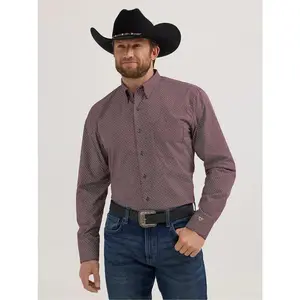 Wrangler Men's Cody Johnson Long Sleeve Button Down Shirt 112357679