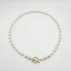 Freshwater Pearl Nugget Necklace