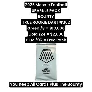 2025 Mosaic Football Sparkle Pack $10,000 Bounty