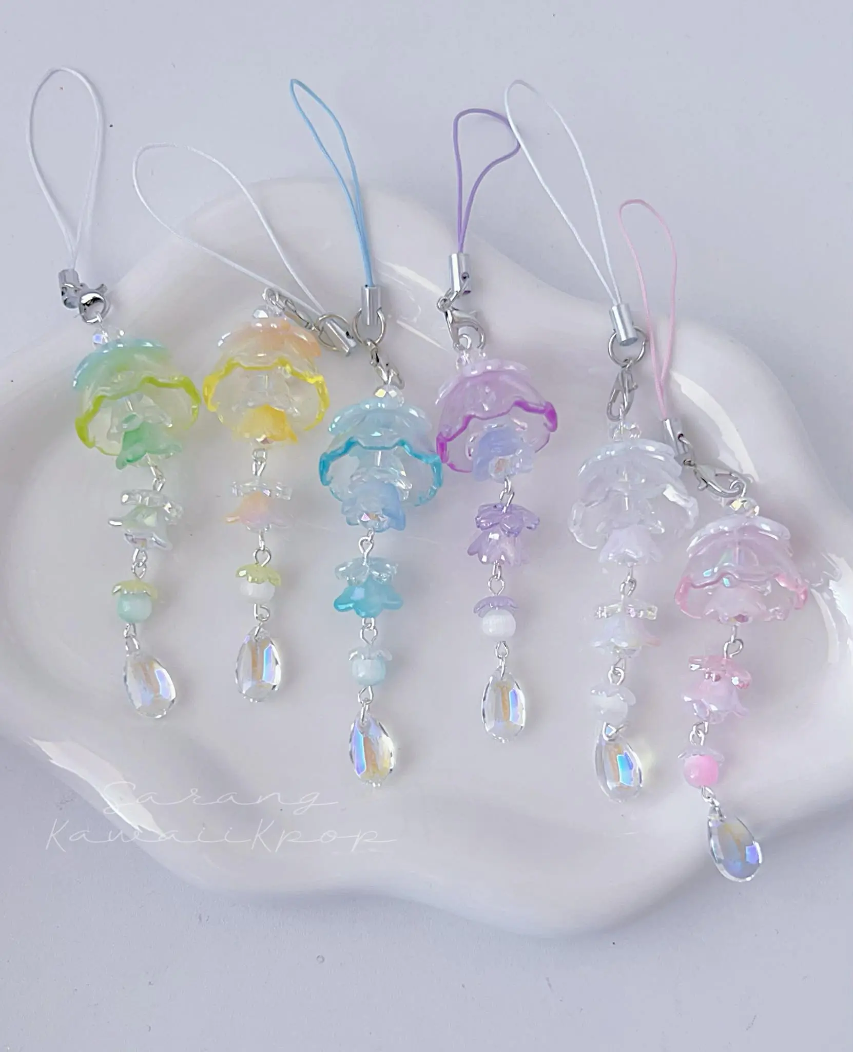 Jellyfish Phone Charm