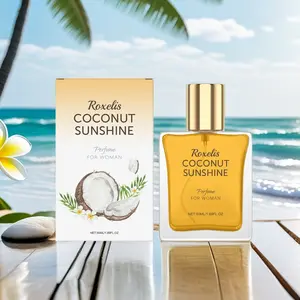 Coconut Vanilla Women's Perfume, Delicate Floral Scent, Fresh Long-Lasting Fragrance, Perfect Holiday Gift, Ideal for Gifting, Floral Scents Perfume