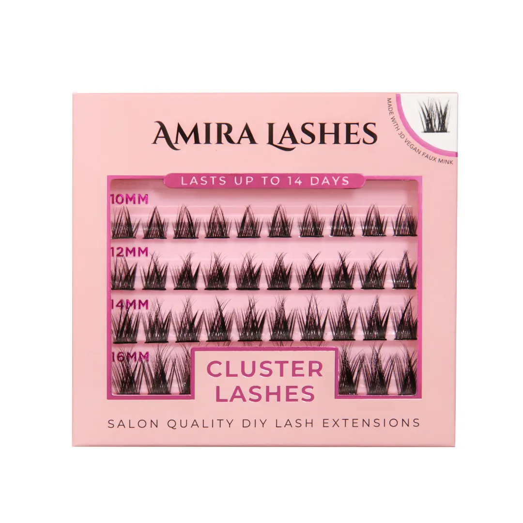 Amira Lashes Individual Cluster Lashes 10-16MM  - Volume Vixen