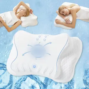 Adjustable   Pillow, Cooling   Contour Pillow, Memory   Pillows for   Sleeper, White Color