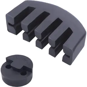 Rubber Violin Practice Mute, Claw Style & Round Tourte Style Mute for Violin, Practice Silencer Viola Violin Mute