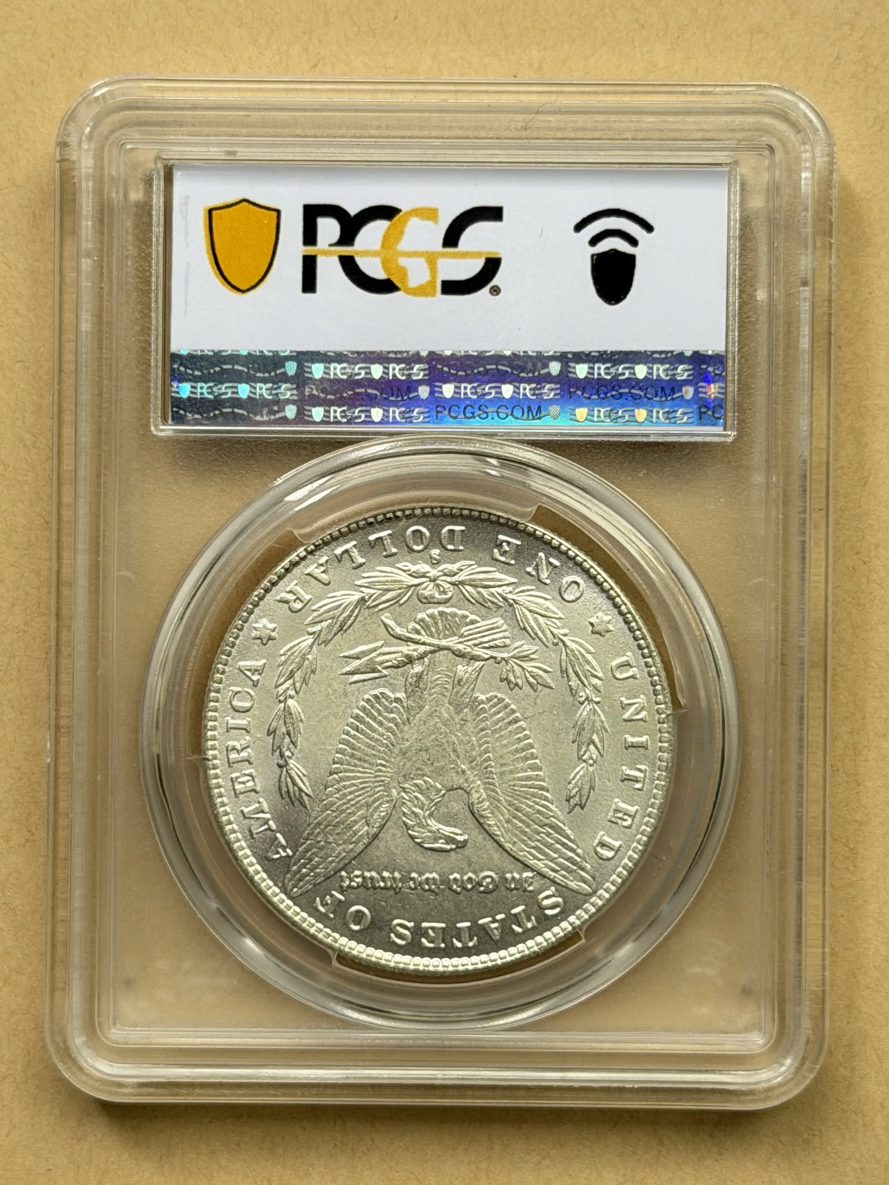 1881-S San Francisco Morgan Silver Dollar PCGS MS68 Certified Slab Heritage Collection Coin