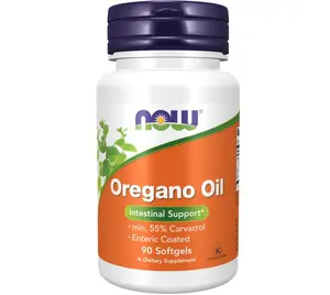 NOW Foods Supplements Oregano Oil with Ginger and Fennel Oil Enteric Coated 90 Softgels