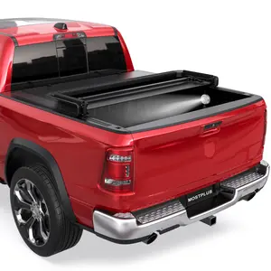 MOSTPLUS For Dodge Ram 1500 2500 3500 Inclu. Classic & New Body Fleetside Truck Bed Cover without RamBox Soft Folding Tonneau Cover