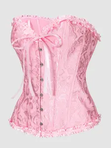 Women's Sexy Ditsy Floral Corset Top, Strapless Bodycon Shapewear, Christmas Halloween Party Dress Bustier, All Seasons Fashion