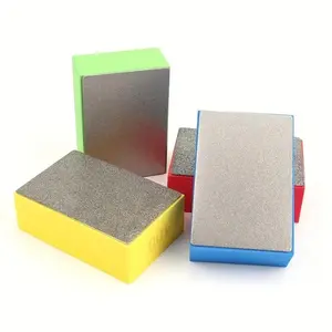 Diamond Polishing Block Set, Diamond Polishing Pads, 4 In 1 Tile Edge Trimming Stone, Glass & Wood Polishing & Deburring Tool, Abrasive & Finishing Products