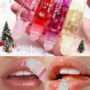 1PC Long-lasting Moisturizing Roll-on Lip Oil, Lippie Oil, Hydrating Lip Treatment - Prevents Dry Lips, Fades Lip Lines, Can Be Stacked, Suitable for Autumn and Winter, Dry Weather, Christmas Gift