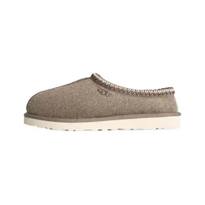 UGG Tasman Shaggy Suede Slipper Smoke Plume Men’s Perfect Trendy Casual Comfort Fashion Footwear Walking Shoe Boy Classic Flipflop Slide Soft Pedal