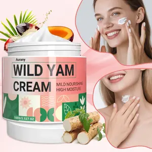 Wild Yam Cream, Yam Balance Cream, Balance Face Cream, Face Cream Body Cream Containing Yam And Avocado, Designed For Women, Balanced And Moisturizing, Moisturizer, All Skin Quality, Daily Application, Light Beige Skin - 100g