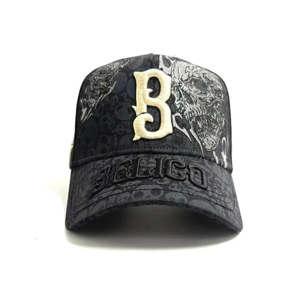 Belico Bones Hat Custom Embroided Premium Hat