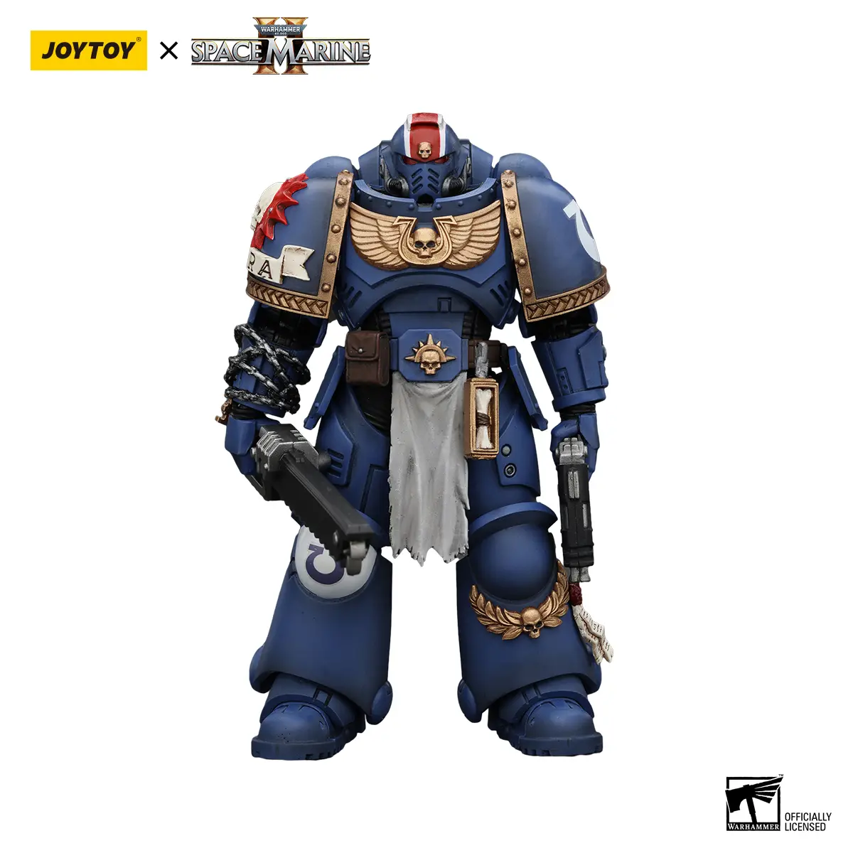 Joytoy Warhammer 40,000 Ultramarines Lieutenant Titus 1/18 Anthropomorphic, Hyper-Realistic, Screen-Accurate Action Figure JT00058, Anthropomorphic Action Figures, Hyper-Realistic Action Figures