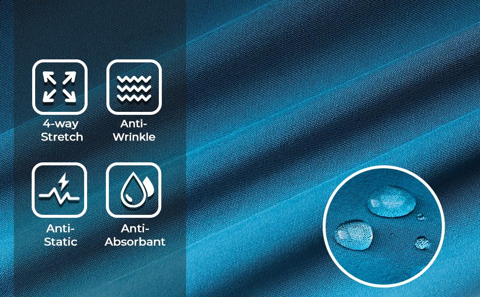 COZYFIT Womens Scrub Pants - Soft Stretch Yoga Style with 5 Pockets, Slim Fit Jogger Scrubs Pants for Women Sports Jogging Wear Workout Clothes Sports Jogging Wear