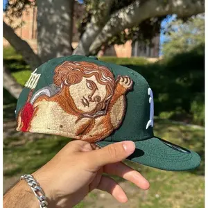 Su Football Cotton Duck Tongue Wings Embroidery Unisex Non-adjustable Fit for Men & Women Baseball Cap Snapback Youth Gift