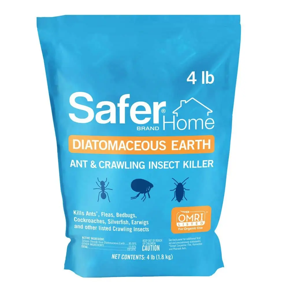 4 lbs. Diatomaceous Earth - Bed Bug, Flea, Ant, Crawling Insect Killer for Indoor and Outdoor