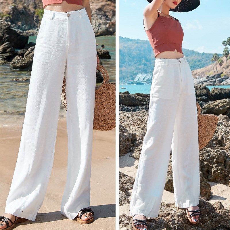 πΏ BreezyEase High-Waist Cotton & Linen Pants β Effortless Comfort & Style πΏ BreezyEase High-Waist Cotton & Linen Pants β Effortless Comfort & Style
