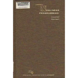 USED-Nonlinear Programming: A Unified Approach (Prentice-Hall International Series in Management) by Willard I. Zangwill (Hardcover)