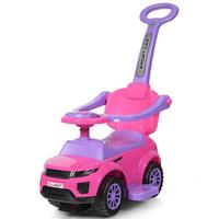 3 IN 1 Pink - Stroller Sliding Walking Car