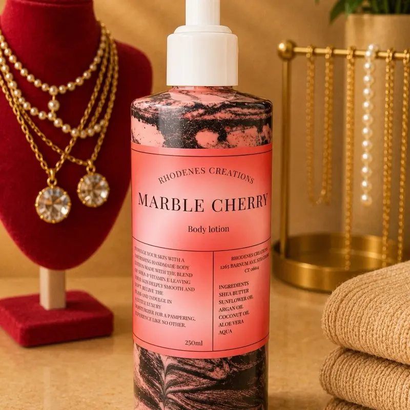 Marble cherry body lotion