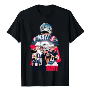 100% Cotton Maye Vintage T-Shirt, Number 10  Maye Football Retro Tee, Game Day Football Season, Unisex New England Football, New England Fans