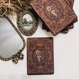 Once Upon A Time Kindle Case for Paperwhite 11th & 12th Gen Clear Back Flip Cover with Magnetic Closure & Auto Sleep/Wake Functionality Book Lover Gift