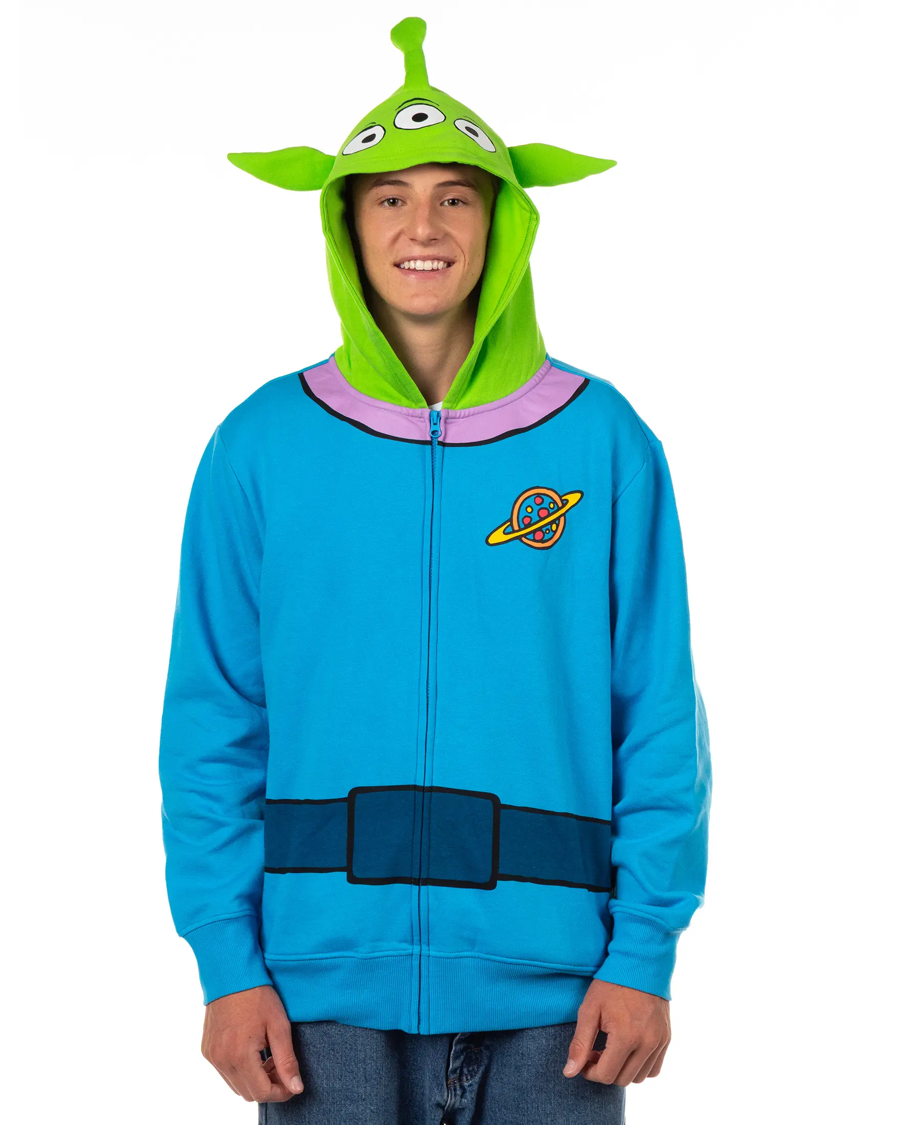 Disney Toy Story Hoodie Men's Pizza Planet Alien Costume Sweatshirt