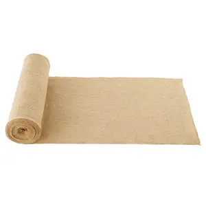 VEVOR Burlap Fabric Roll, 14 in x 30 ft & 50 x 50 High Density Wide Natural Burlap Fabric Rolls, Jute Fabric Burlap Tree Wrap Roll, for Decor, Crafts, Wedding, Gardening, Plant & Tree Winter Covering