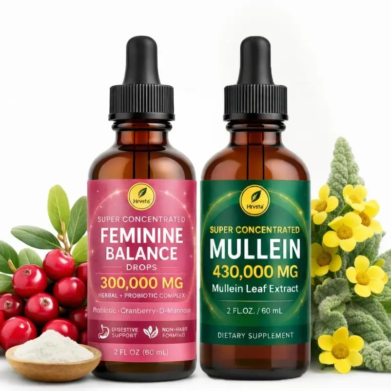 summervibes Mullein Leaf Extract Drops 430,000mg Super Strength | Herbal Lung Cleanse & Respiratory Support | 60ml Liquid Supplement Edible Healthcare, Natural Supplements, Daily Supplemental Nutrition Support