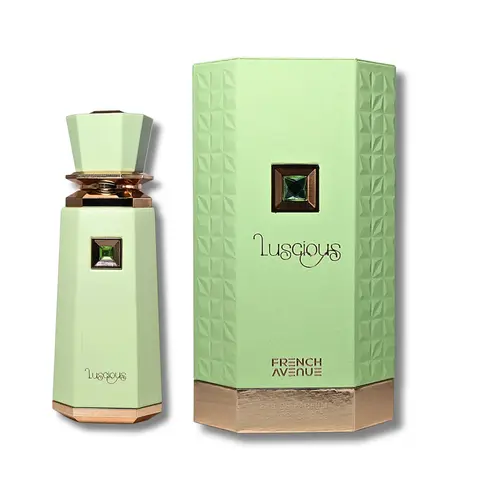 Women's Eau De Parfum - French Avenue Luscious (3.4 fl oz) Citrus Woody,Fruity Sweet Spicy Scent with Pistachio,Fresh Bergamot Top Notes,Vanilla,Peanut,Liquid,36 Months Shelf Life,Longer Wear Signature Fragrance