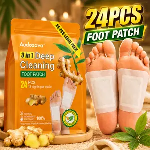 Natural Ginger Detox Foot Pads, Foot Detox Patches for Toxin Removal, Stress Relief & Better Sleep, Deep Cleansing Foot Pads with Bamboo Vinegar & Ginger for Foot Care Alternative Therapeutic Wellness mothersdaygift