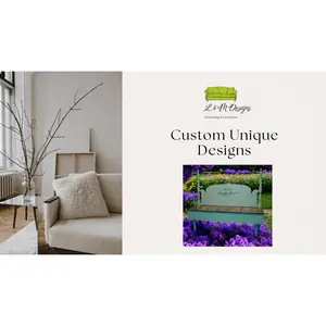 Custom 'This is our happy place' Headboard Garden Bench