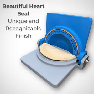 Custom Empanada Press Heart 3D Design | Personalized Valentine's & Mother's Day Gift | Heart Shaped Dumpling Maker, Heart Pie Mold | Visual Collection | Made in USA | 4.7" to 7"