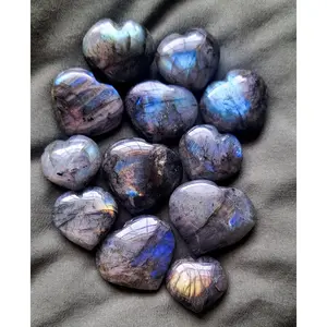 Labradorite Heart