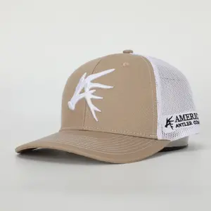 Tan Antler Symbol Snapback Hat