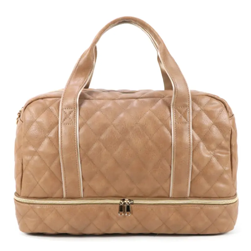 Luxury Soft-Side Large-Capacity Carry-On Travel Duffle Bag - Metal Zipper, Anti-Theft, Multiple Pockets, Shoe Compartment, Weekender/Overnight Bag for Weekend Travel, Business, Carry On Luggage, Compartment Travel Bags