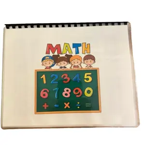 22-Page Math Learning Workbook for Kindergarten and First Grade with Numeric and Picture Games