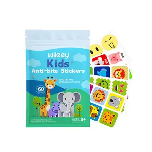 Mosquito Repellent Patches - for Kids & Adults Shaped Badges with Essential Oils, DEET-Free & Natural Bug Protection for Travel, Camping & Outdoor Play (Animals, Positive Vibes, Adventure, Solid)