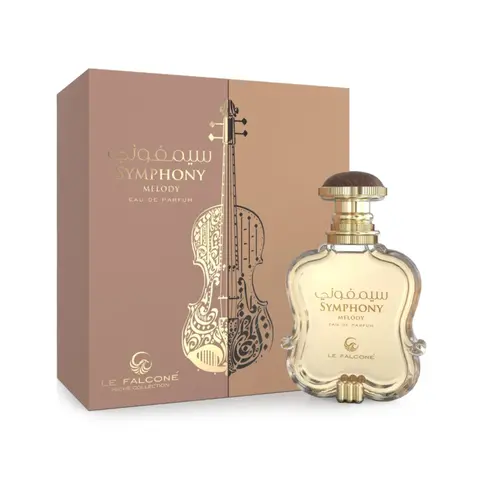 LE FALCONE Symphony Melody Niche Collection Unisex Eau de Parfum Spray - 3.4 oz Single Item Fragrances with Elegant Design, Infused with Iris, Musk, Bergamot, Pink Pepper & Lavender Notes (Aromatic, Iris, Lavender Unisex Fragrance)