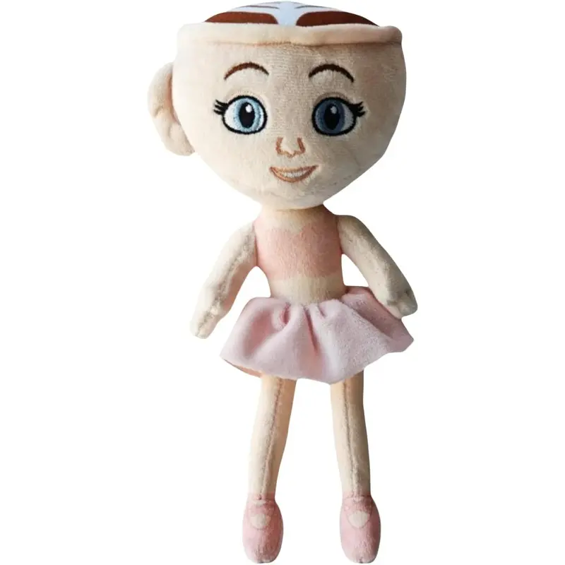 Italian  Plush, 10" Soft Adorable Stuffed Ballerina Cappuccina Plush Pillow for Video Game Fans
