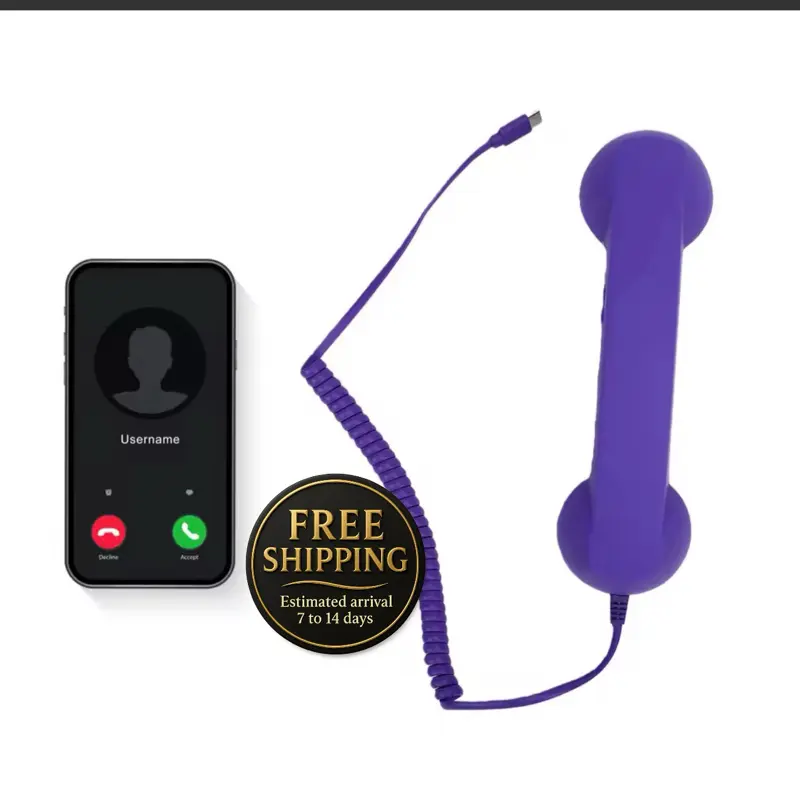 Phone Receiver with Speaker and Microphone for Cell Mobile
