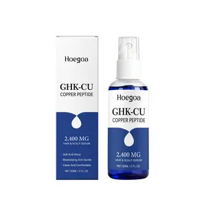 HOEGOA Copper Tripeptide-1 Scalp Serum, Hair Growth Treatment for Stronger Roots, Reduce Hair Loss & Anti-Split Ends, Lightweight Non-Greasy Daily Hair Care Serum for All Hair Types