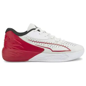 PUMA Womens Stewie 1 Team Basketball Sneakers Shoes - Red, White