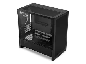 NZXT CC-H31FB-01 Tinted Tempered Glass Micro ATX Cases Computer Case, Black