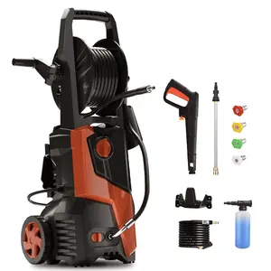 Electric Pressure Washer, 4200PSI Max 2.8 GPM, Power Washer with 4 Quick Connect Nozzles, 20FT Hose, Soap Tank, Ideal for Car, Home, Driveway, Yard, Outdoor, Gutter, Pool, Brick Cleaning