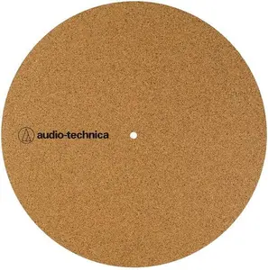 Audio Technica AT-SCM1 Cork Turntable Platter Slipmat (Tan)